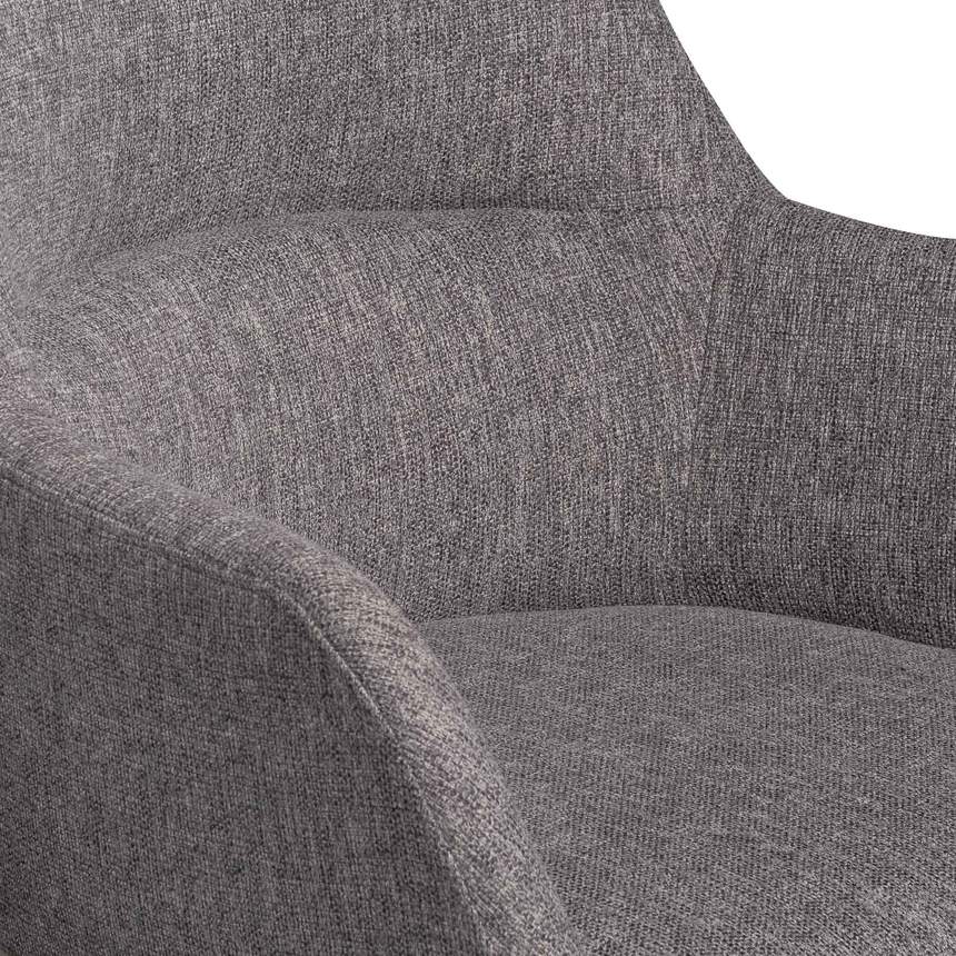 Fabric Office Chair - Lead Grey - Notbrand