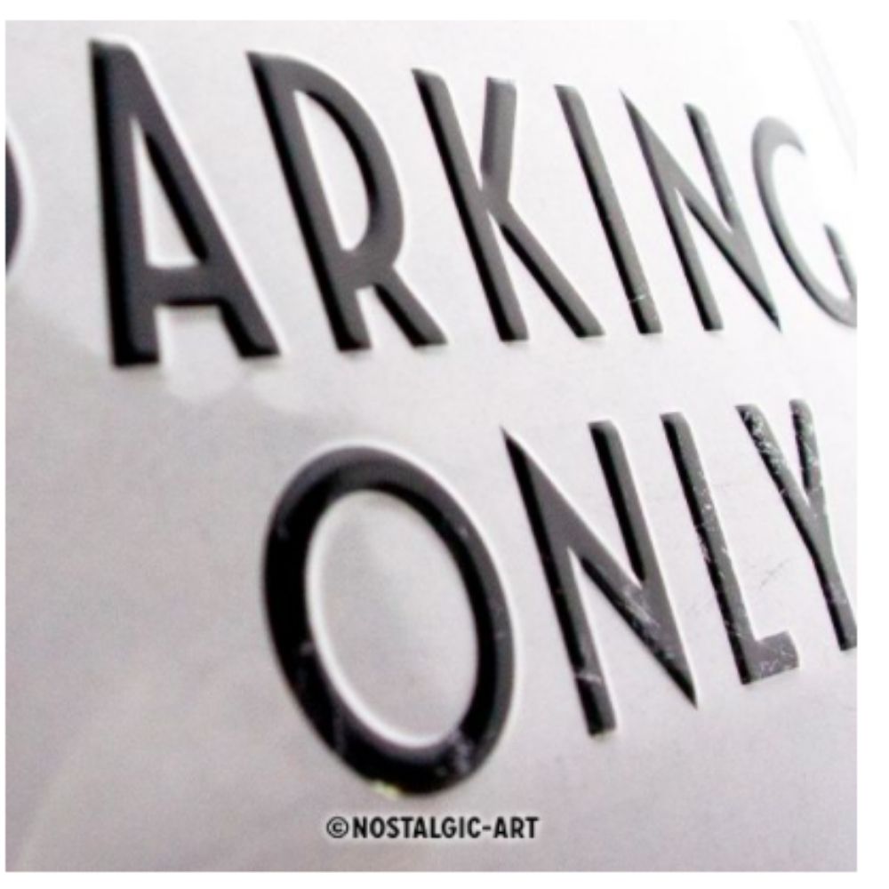 Fiat Parking Only Large Sign - NotBrand