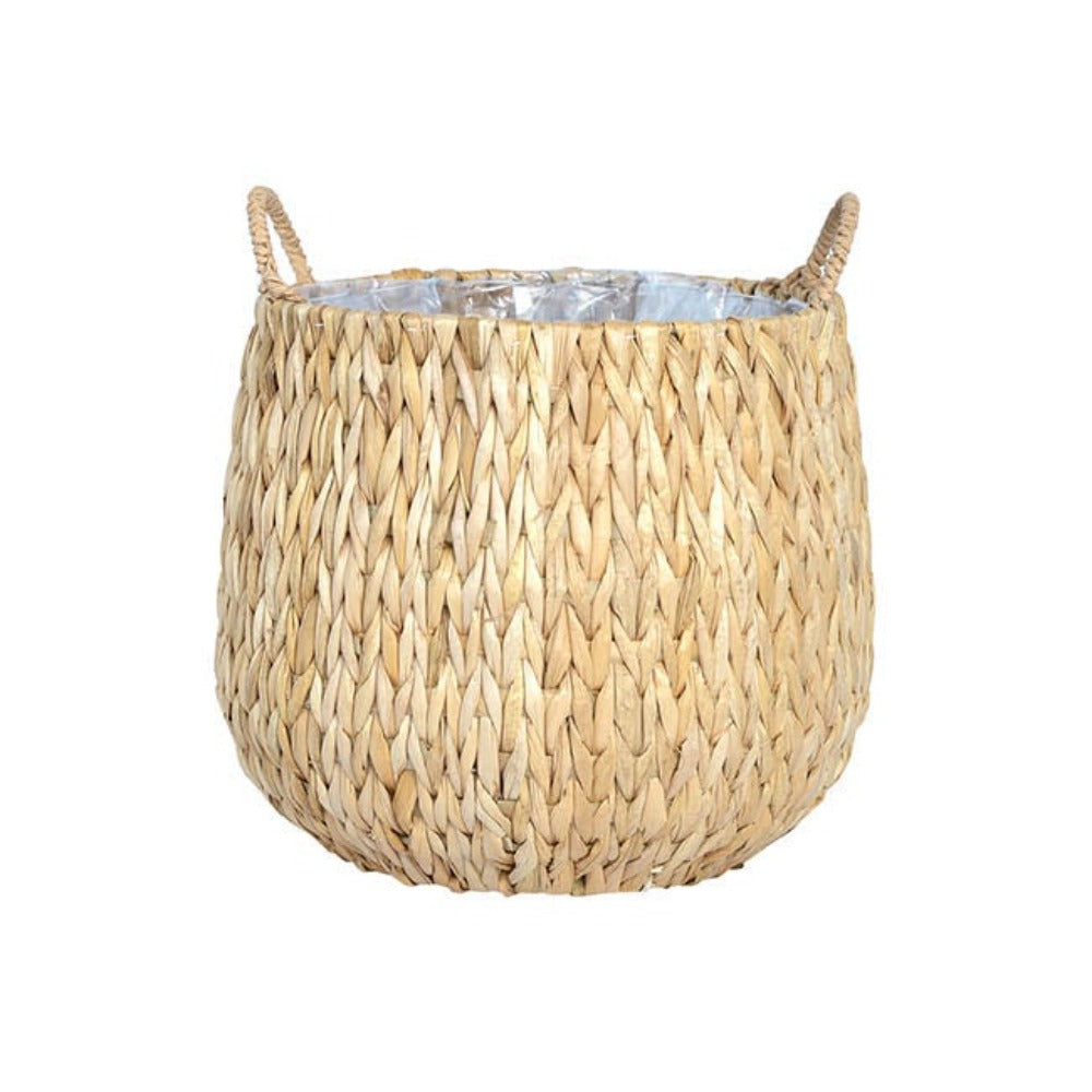 Set of 3 Fiji Seagrass Planter in Natural - Small - Notbrand