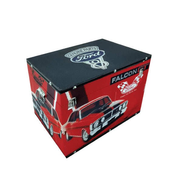 Set of 5 Classic Ford Trunks Storage Boxes - Notbrand