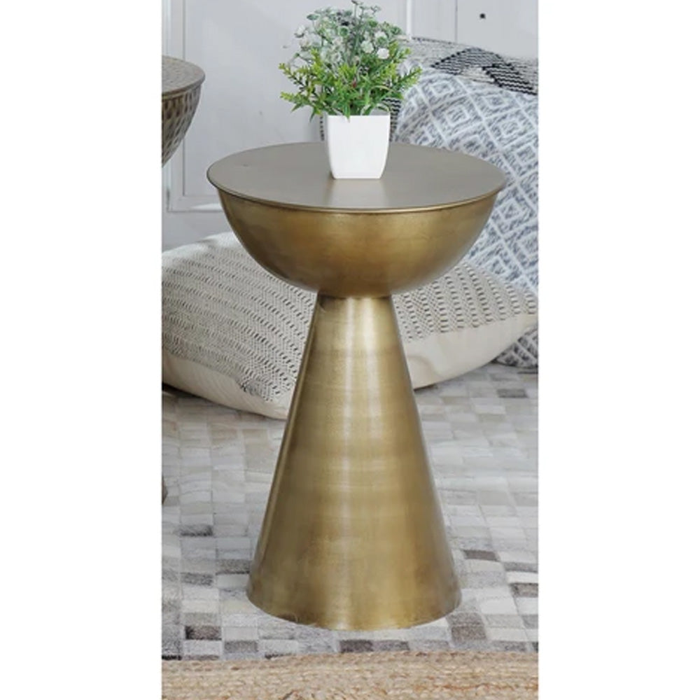 Georgia Metallic Side Table - Notbrand