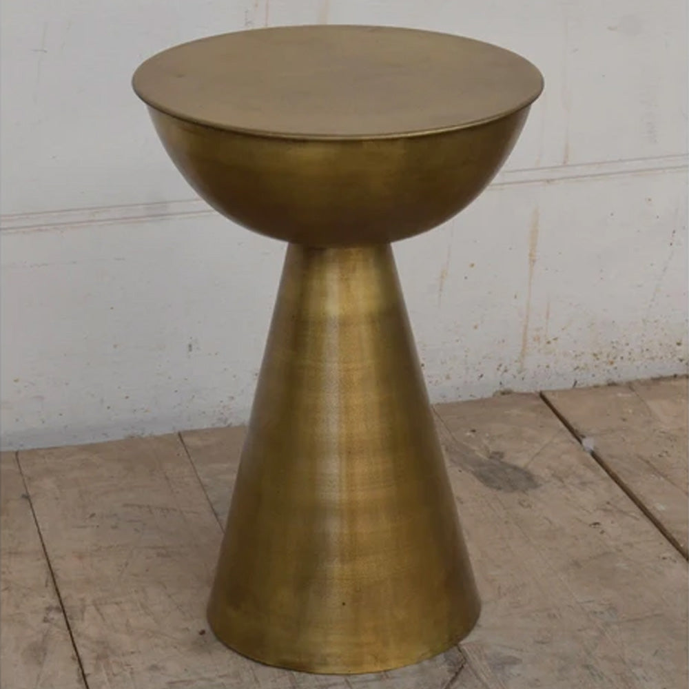 Georgia Metallic Side Table - Notbrand