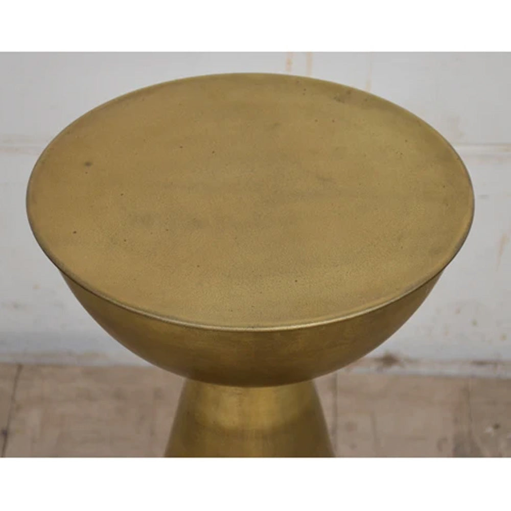 Georgia Metallic Side Table - Notbrand