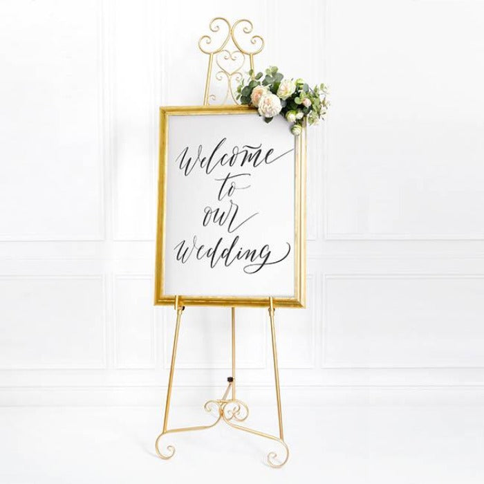 Gold Elegant Easel - Large - Notbrand