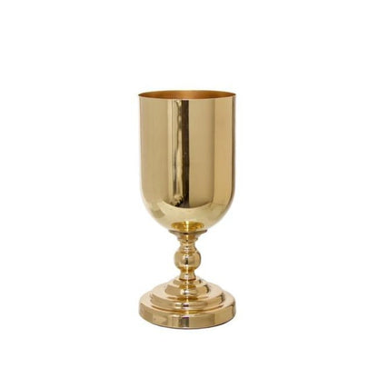 Gold Vase Metal Urn - Small - Notbrand