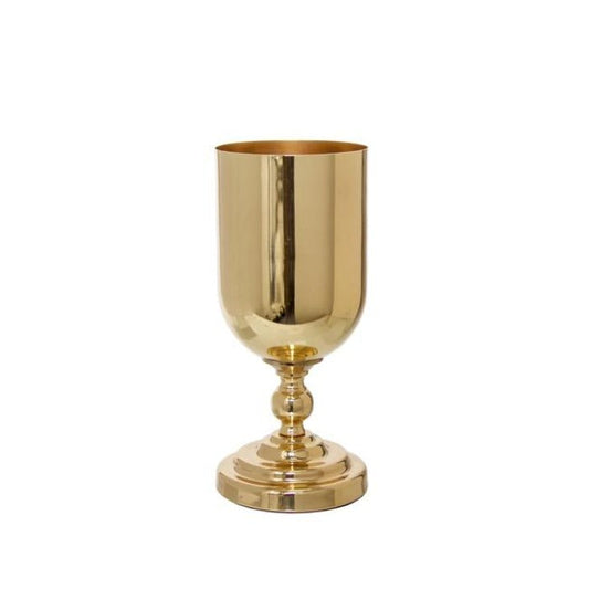 Gold Vase Metal Urn - Small - Notbrand