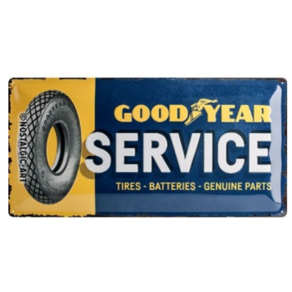 Goodyear Long Sign - Service - NotBrand