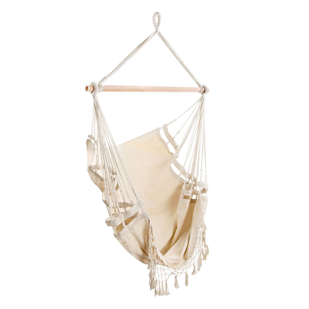 Gawen Hammock Swing Chair - Cream - Notbrand