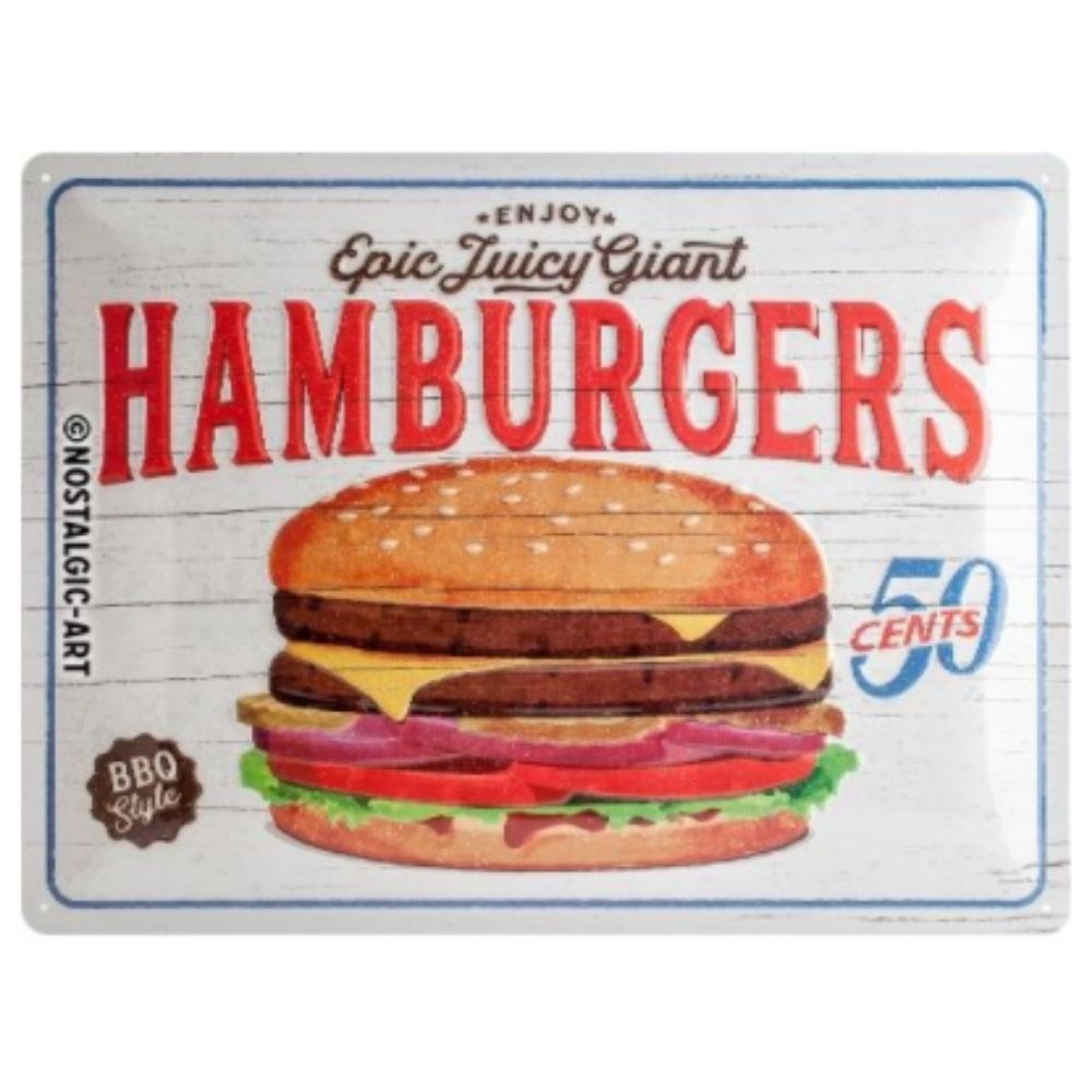 Hamburgers - Large Sign - NotBrand