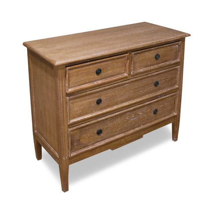 Hampton Mindy Wood Chest of Drawers - Weathered Oak - House of Hyne