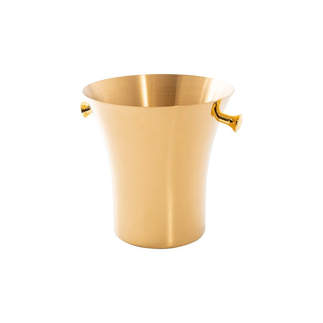 Ice Buckets - Stainless Steel Champagne Cooler 5L Gold (23cmDx23cmH) - Notbrand