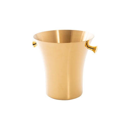 Ice Buckets - Stainless Steel Champagne Cooler 5L Gold (23cmDx23cmH) - Notbrand