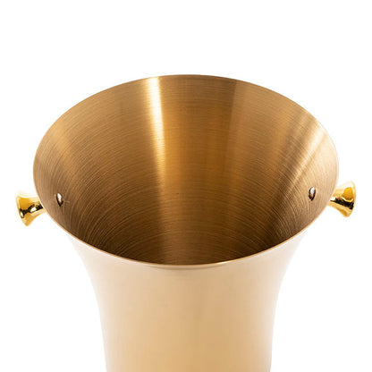 Ice Buckets - Stainless Steel Champagne Cooler 5L Gold (23cmDx23cmH) - Notbrand