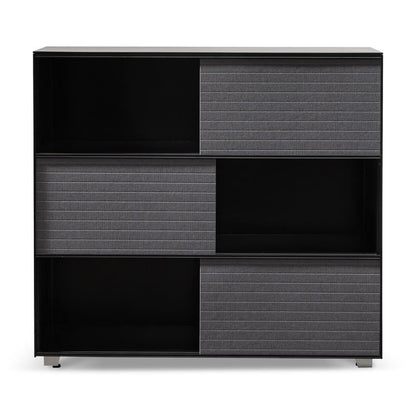 Black Layered Storage Cabinet - House of Hyne