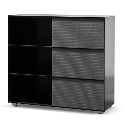 Black Layered Storage Cabinet - House of Hyne