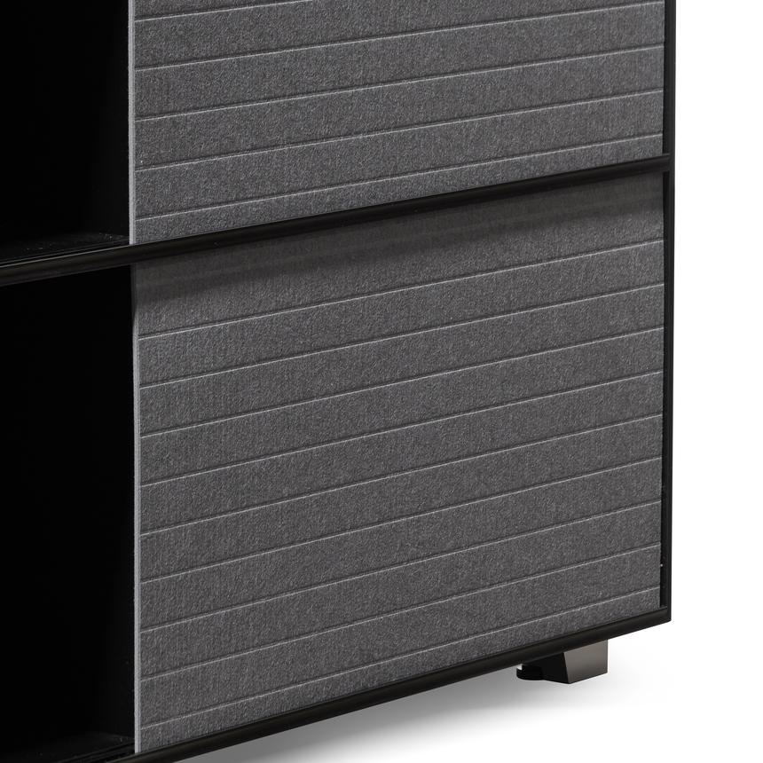 Black Layered Storage Cabinet - House of Hyne