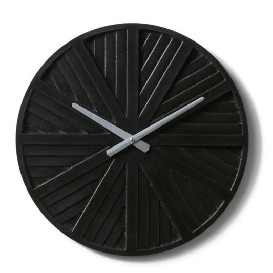 Jayanta Wall Clock - Black - NotBrand