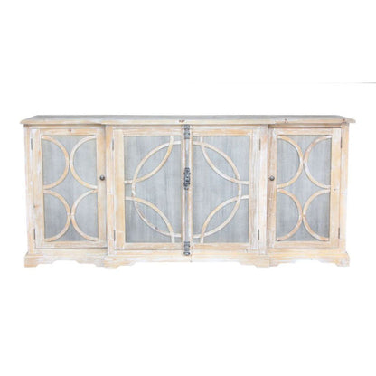 Natural Reclaimed Timber Zinc Sideboard  - House of Hyne