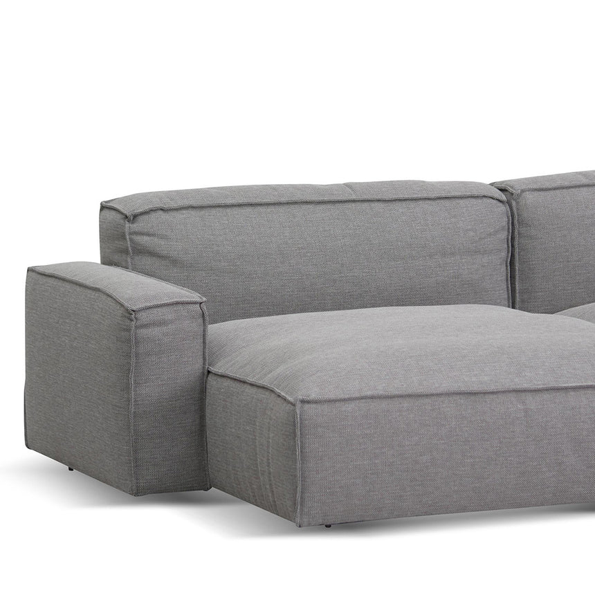 Graphite Haven Left Chaise 3-Seater Sofa - House of Hyne