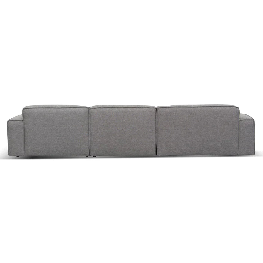 Graphite Haven Left Chaise 3-Seater Sofa - House of Hyne