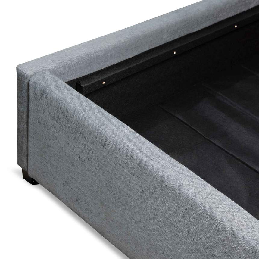 Flint Grey Elegance King Bed Frame - House of Hyne