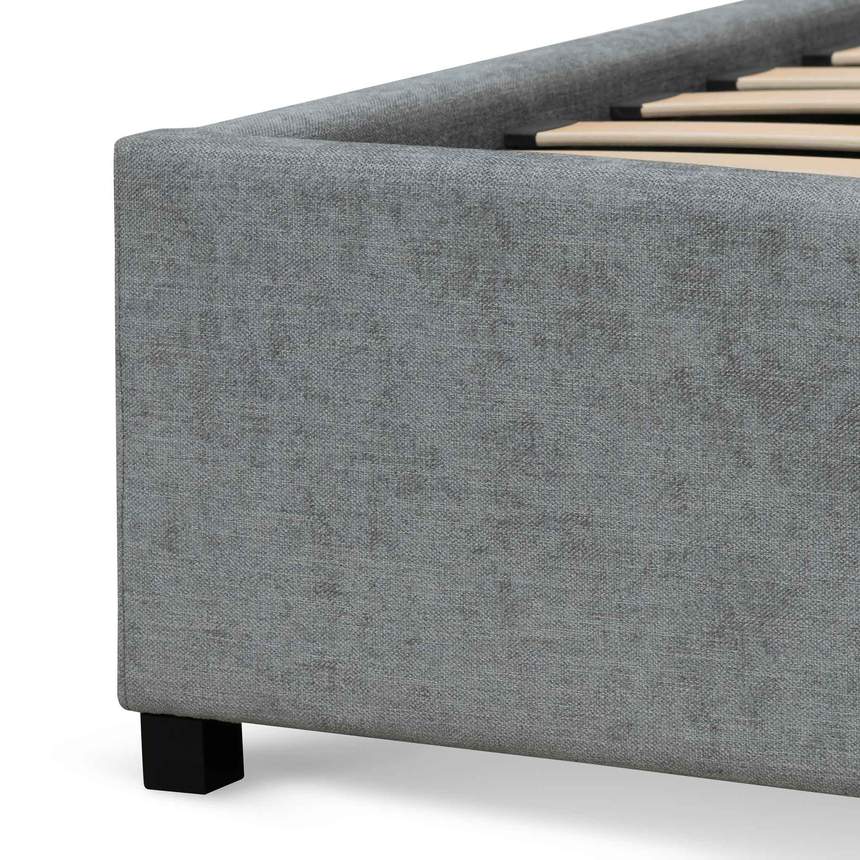 Flint Grey Elegance King Bed Frame - House of Hyne