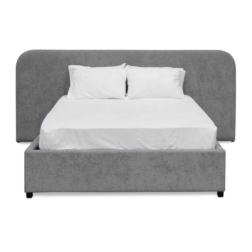 King Bed Frame - Flint Grey - NotBrand