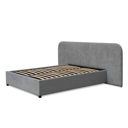 King Bed Frame - Flint Grey - NotBrand