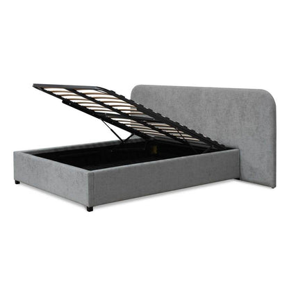 King Bed Frame - Flint Grey - NotBrand