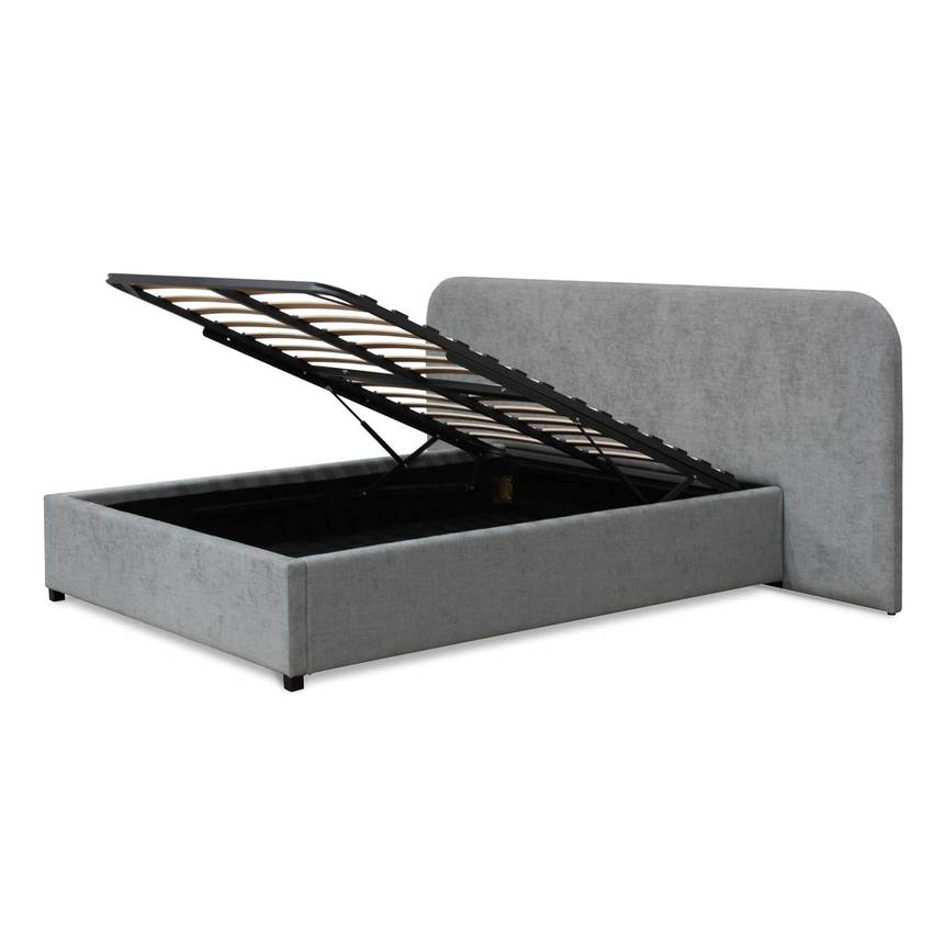 Flint Grey Elegance King Bed Frame - House of Hyne