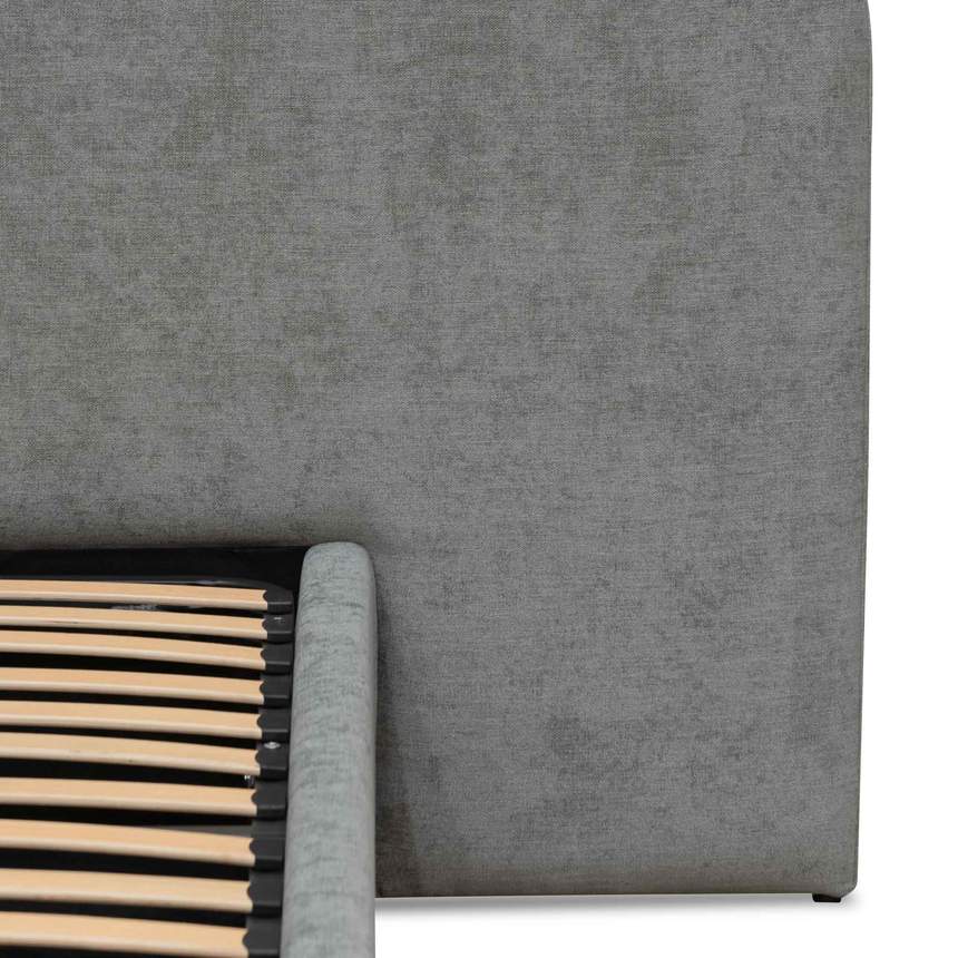 King Bed Frame - Flint Grey - NotBrand