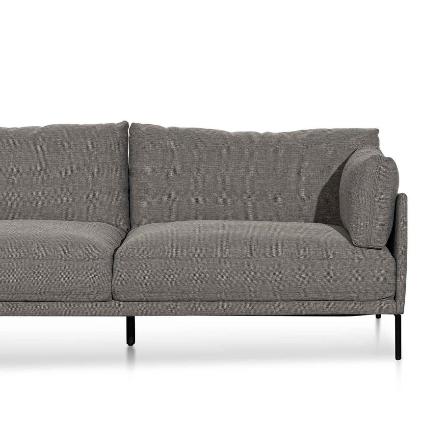 Graphite Chic Jasmine 4-Seater Sofa with Left Chaise - House of Hyne