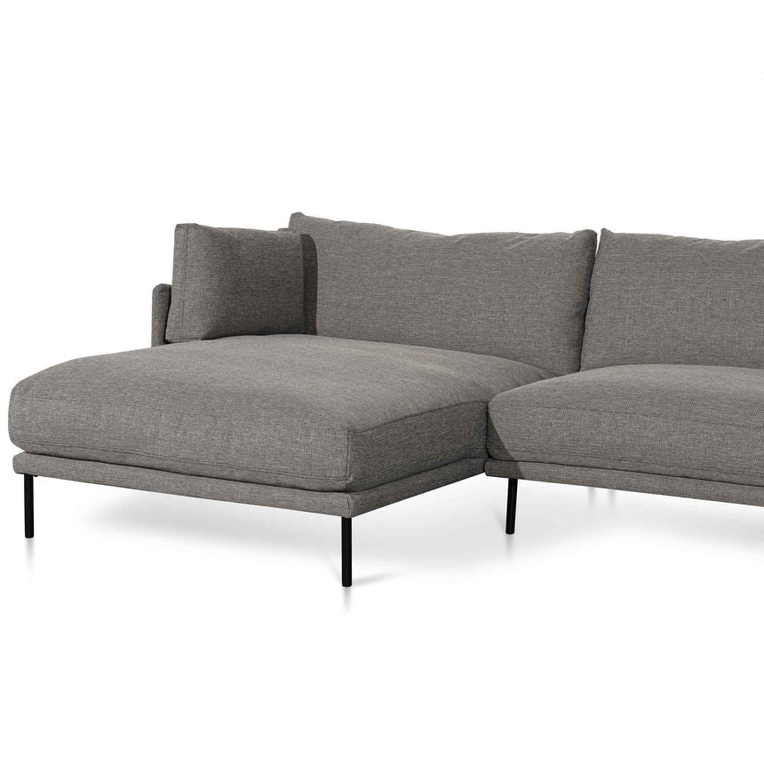 Graphite Chic Jasmine 4-Seater Sofa with Left Chaise - House of Hyne