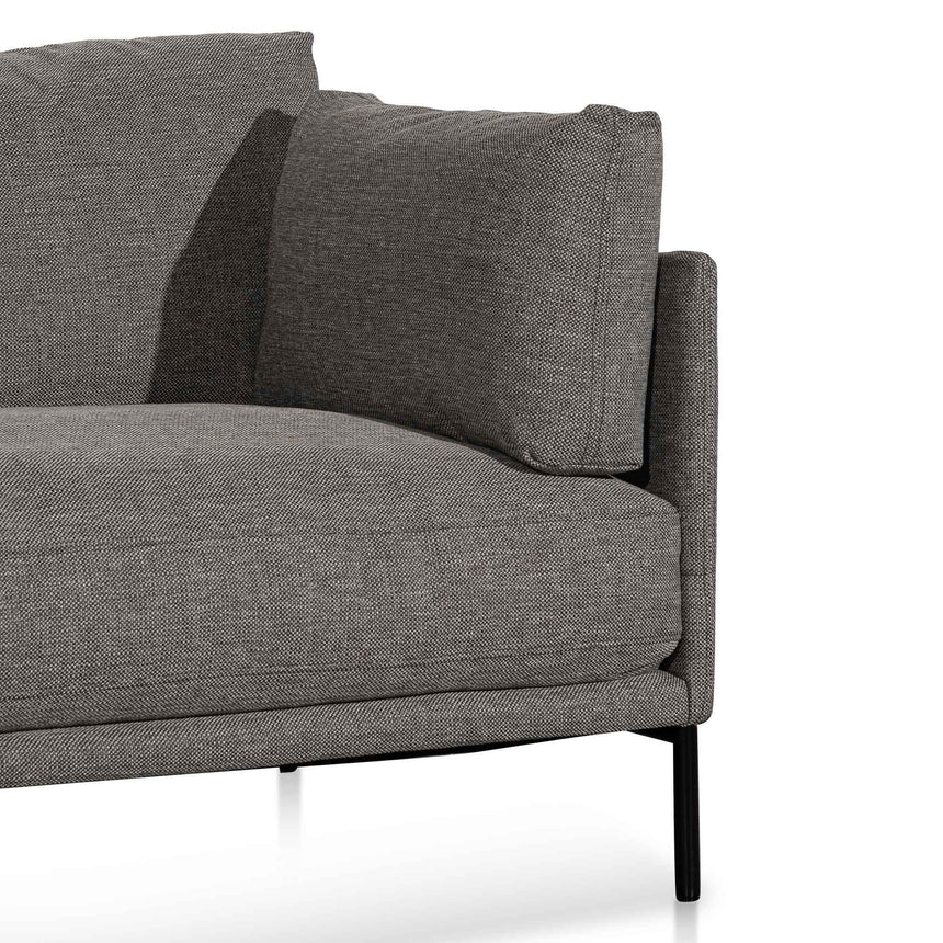 Graphite Chic Jasmine 4-Seater Sofa with Left Chaise - House of Hyne