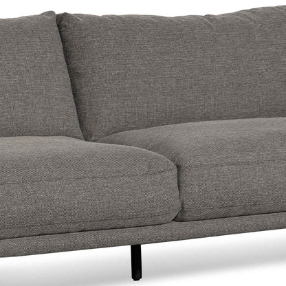 Graphite Chic Jasmine 4-Seater Sofa with Left Chaise - House of Hyne