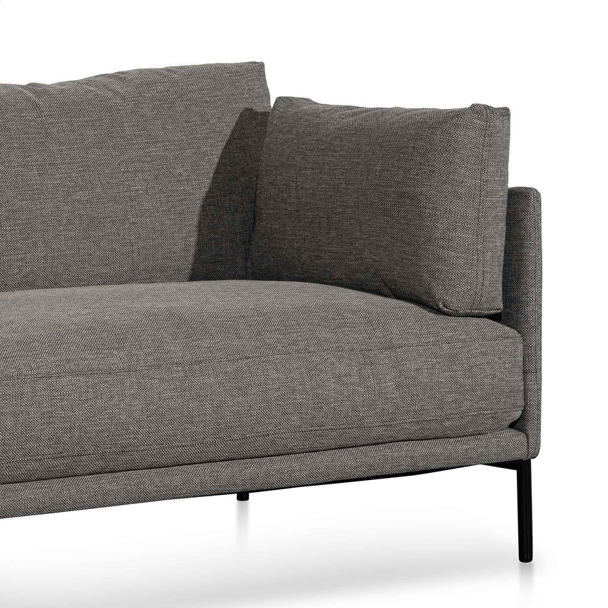 Graphite Chic Jasmine 4-Seater Sofa with Left Chaise - House of Hyne