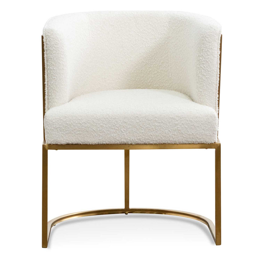 Boucle Bliss Ivory Lounge Chair - HouseofHyne