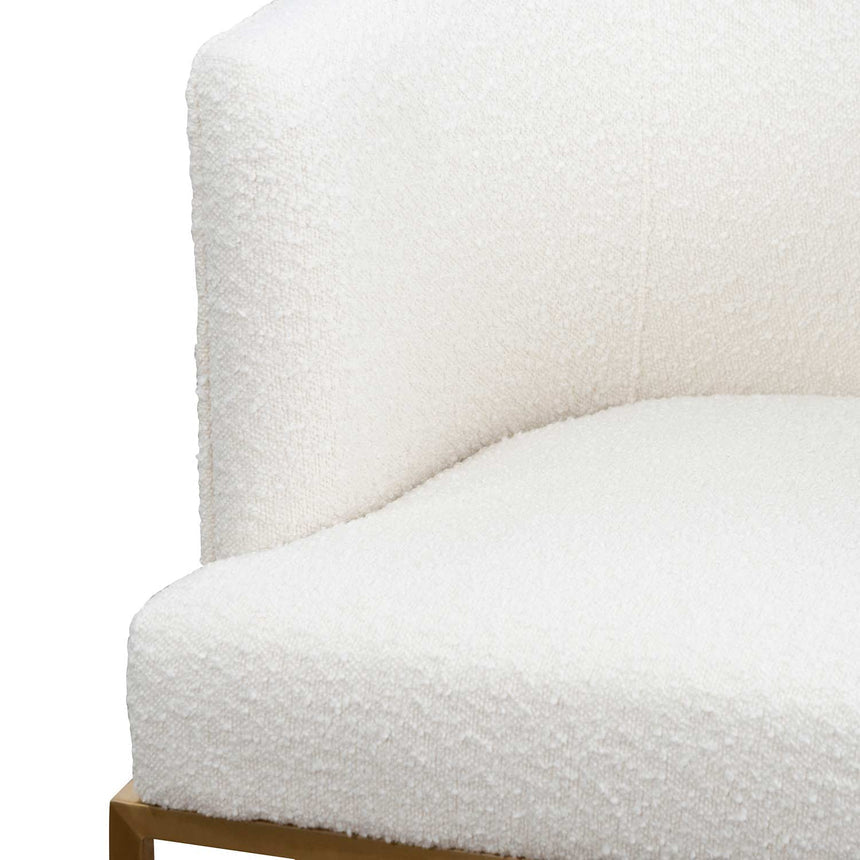 Boucle Bliss Ivory Lounge Chair - House of Hyne