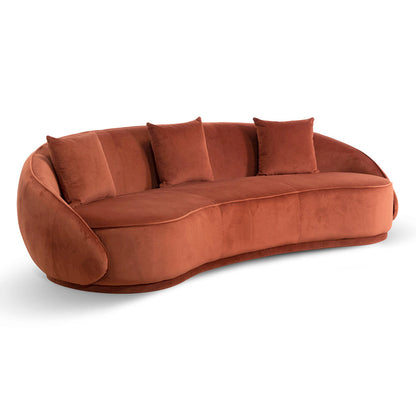 Velvet Comfort Dakis 3-Seater Sofa - House of Hyne