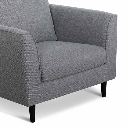 Jelen Fabric Armchair - Graphite Grey - Notbrand