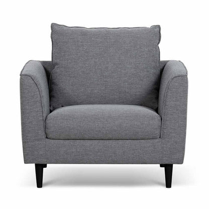 Jelen Fabric Armchair - Graphite Grey - Notbrand