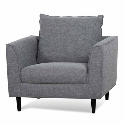 Jelen Fabric Armchair - Graphite Grey - Notbrand