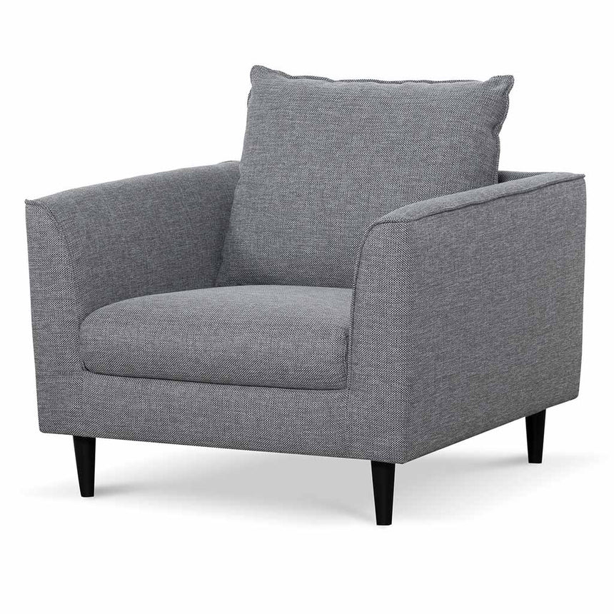 Jelen Fabric Armchair - Graphite Grey - Notbrand