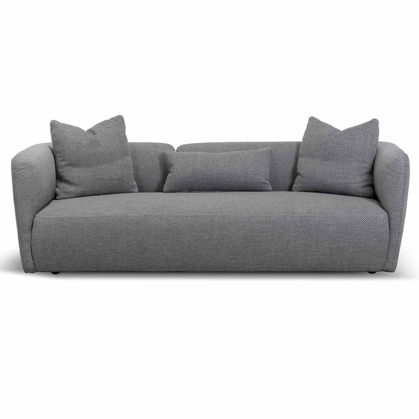 Graphite Grace 3-Seater Sofa - House of Hyne