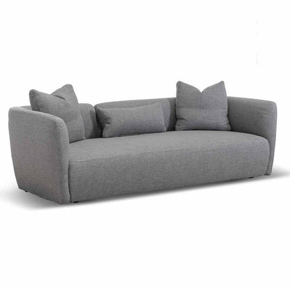 Graphite Grace 3-Seater Sofa - House of Hyne