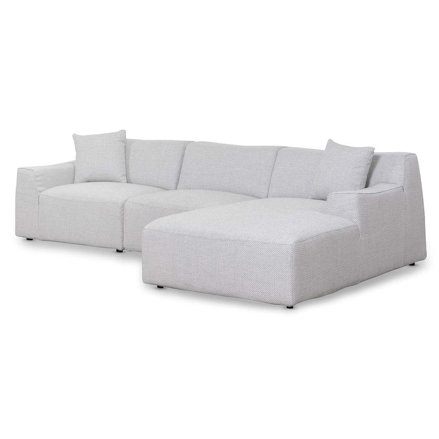 Serene Grey Right Chaise Sofa  - House of Hyne