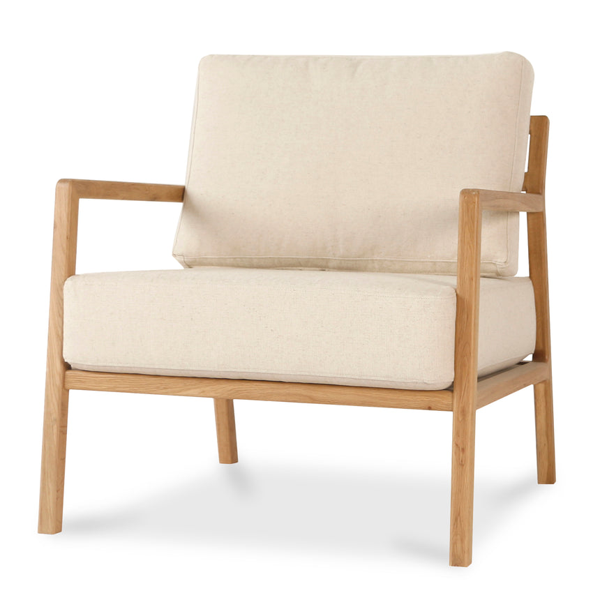 Dibuba Fabric Armchair - Light Beige - Notbrand