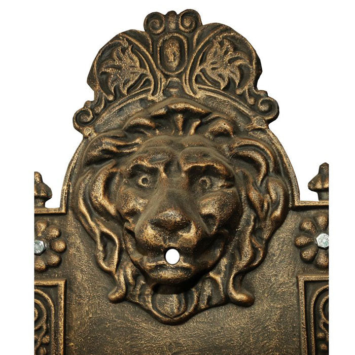 Cast Iron Lion Wall Fountain - Notbrand