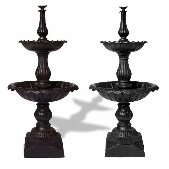 Lisbon 2 Tier Self Contained Garden Fountain 140cm - House of Hyne