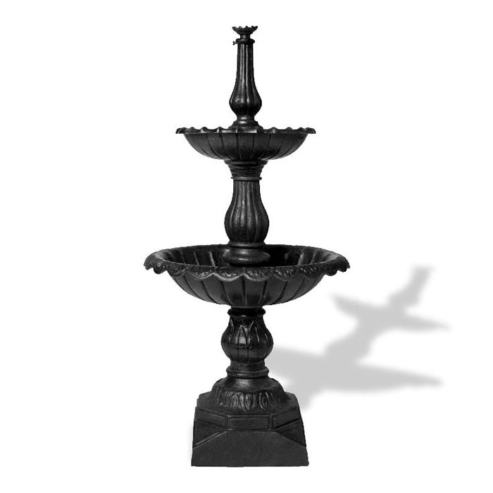 Lisbon 2 Tier Self Contained Garden Fountain 140cm - House of Hyne